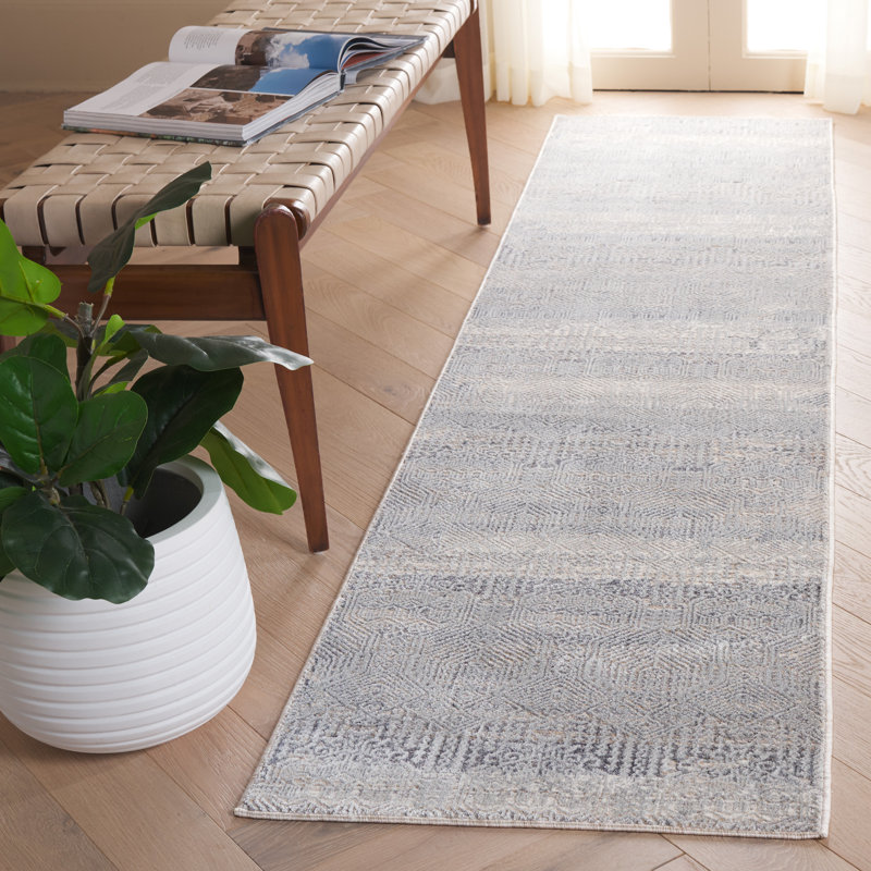 Martha Stewart Sabrina Performance Abstract Rug, Runner 2'3" x 8'