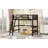 Solid Wood Loft Bed with Ladder, Sturdy and Practical Solution for Efficient Use of Space-383954056