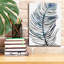  «Blue Feathered Palm 3» par Emma Scarvey, art mural sur toile, 12 po x 16 po-1444051483