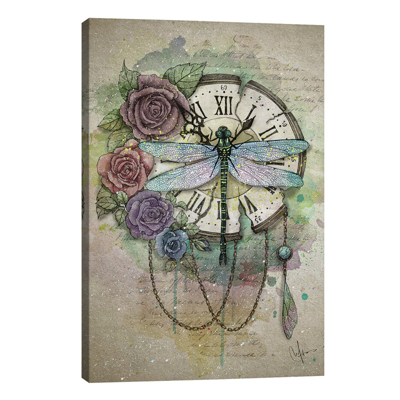 Time Flies by Marine Loup - Wrapped Canvas Gallery-Wrapped Canvas Giclee, 101.6 cm H x 66.04 cm W x 1.91 cm D