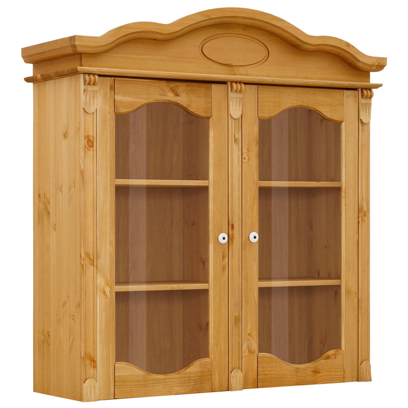 Norell Display Cabinet, Natural Brown