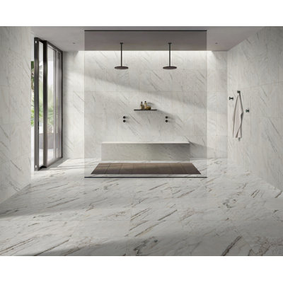 12×24 White Marble,Natural Marble, For Wall,OL Textured Finished, 3D Fluted Marble, Natural Stone, Genuine Marble, Real Marble, 1 Box 4 Pcs