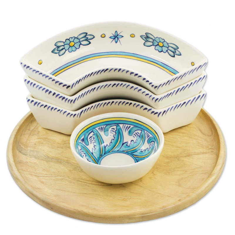 Wildon Home® Deodar Ceramic Divided Serving Dish