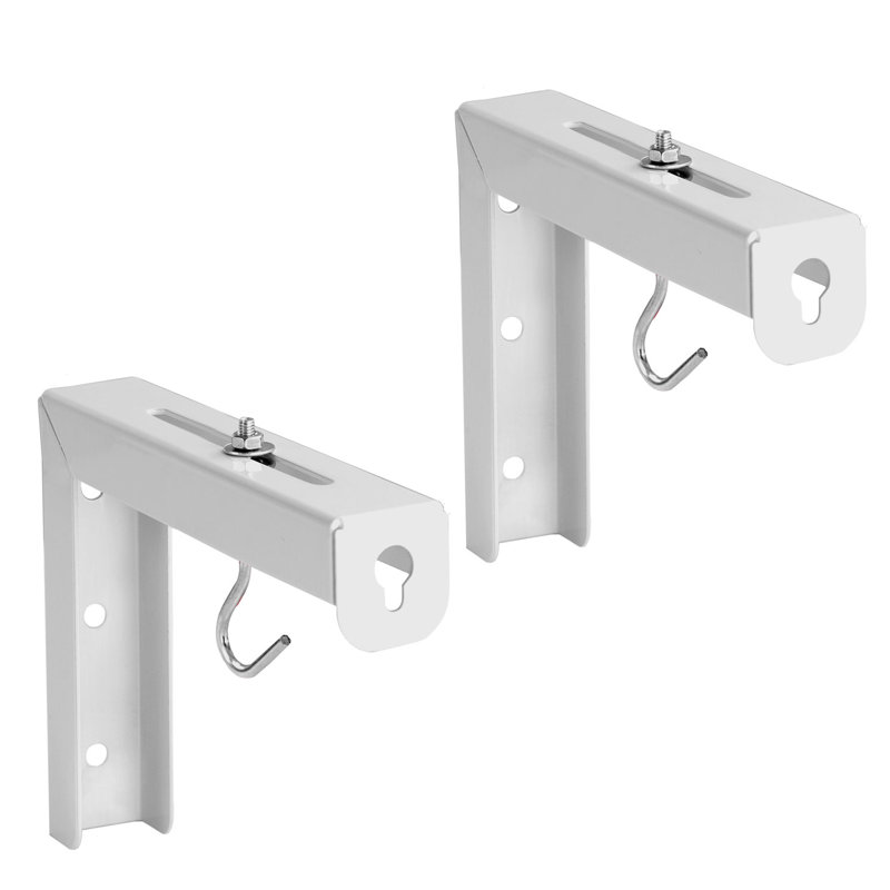 Mount-It! Projector Screen Wall Mount L-Brackets, Wall Hanging Bracket For Home Projector & Screens