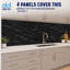 Panneaux muraux brillants 23,6 po x 47,2 po Falkirk Irvine II-118110627