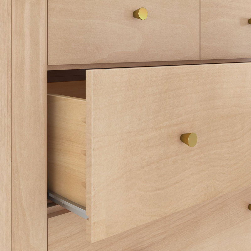 Commode 4 tiroirs Sutton, blond, Blond