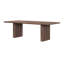 Theodore 96" Dining Table Perfect Walnut Wood Finish, Modern Design