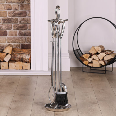 Alexeis Iron Fireplace Tool Set