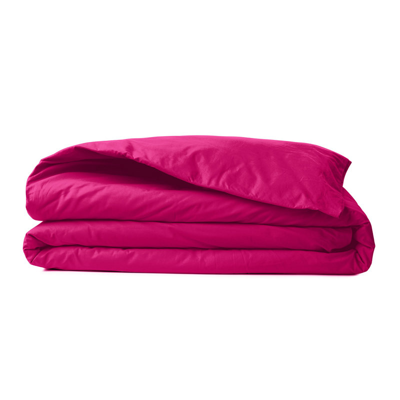 Premium Quilt Cover, Dusty Rose, 61.0 x 86.6 inches | 100% Cotton Ranforce, 155 Thread Count | Machine Washable, Button Closure | Soft, Breathable, & Durable Bedding for Luxurious Comfort