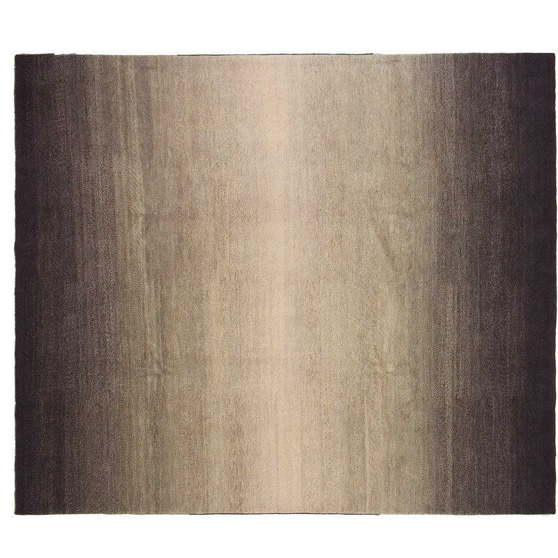 Twilight Wool Ombre Area Rug in Black/Gray/Neutral
