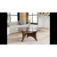Krassimir Glass Top Coffee Table Abstract Wood Base