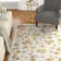 Easy Care Hand Hooked Performance Floral Rug