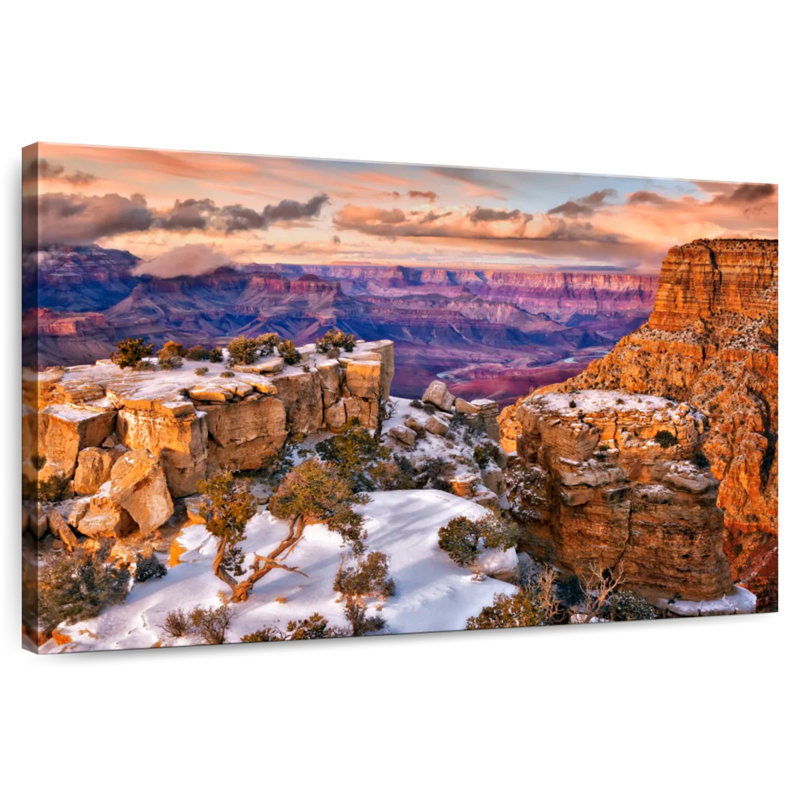 Alvord Snowy Grand Canyon V, H 16 po x l 24 po