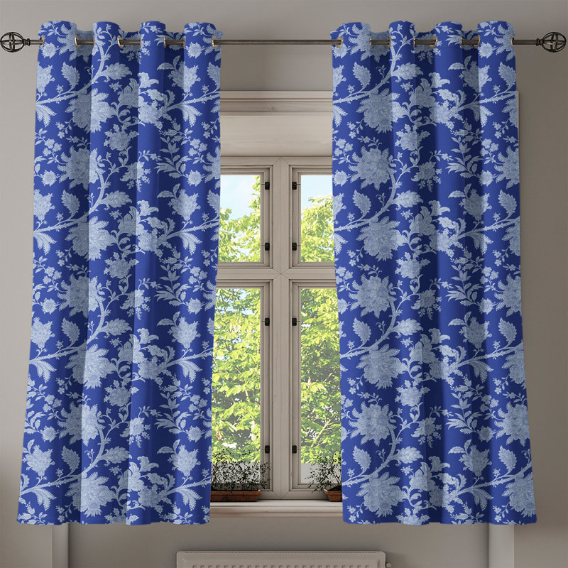 Sateen Blackout Curtains / Drapes Pair, 50" W x 63" L