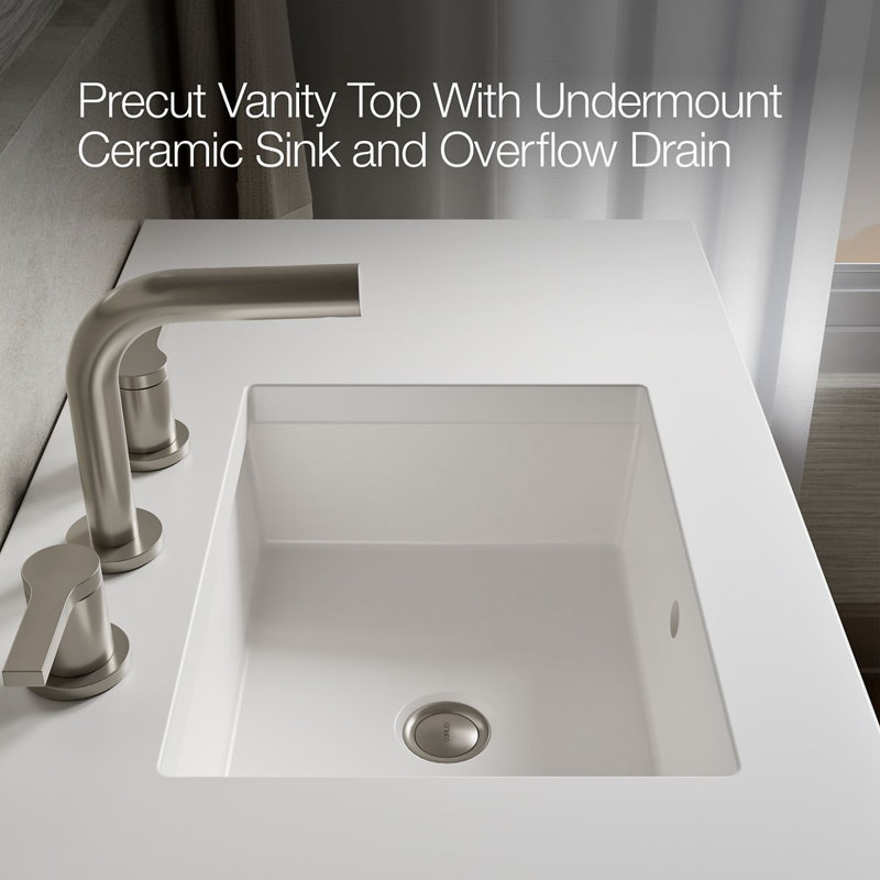 Winnow 36-In Bathroom Vanity Set, Slate Gray