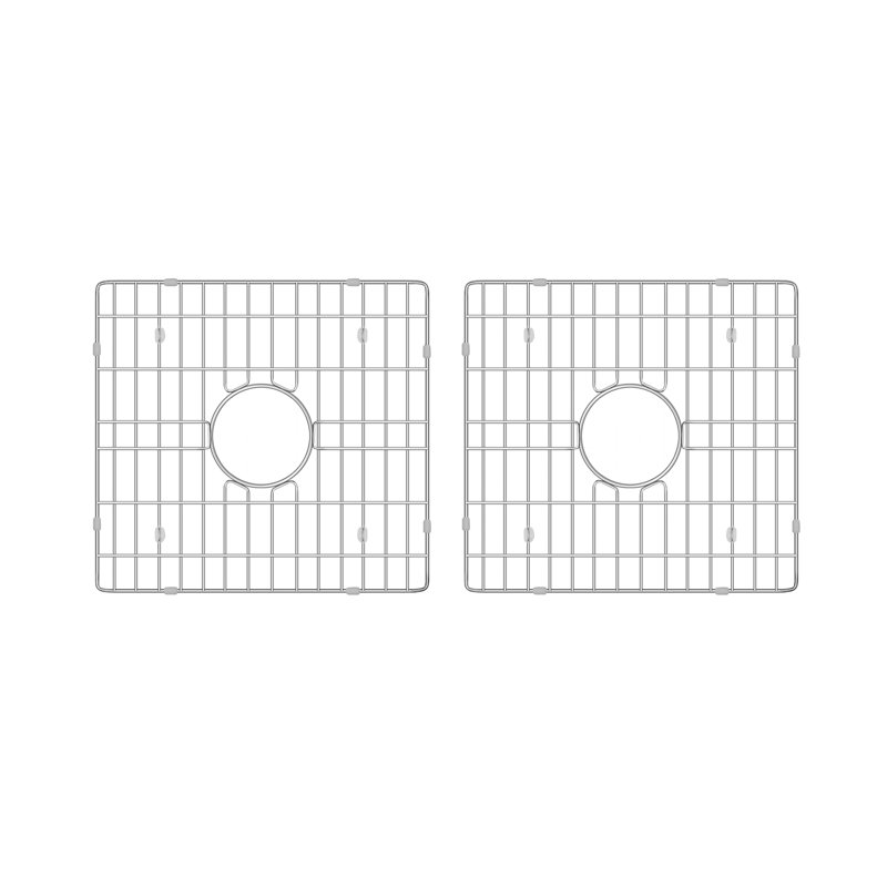 Grille d'évier 14,49 po x 15,55 po