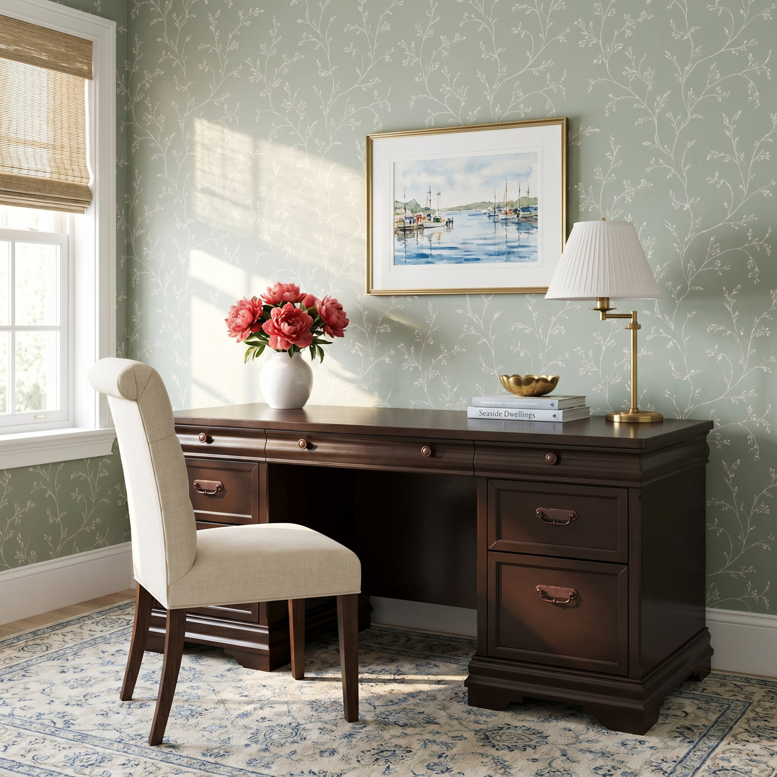 Executive Desk, 30" H x 72" W x 36" D