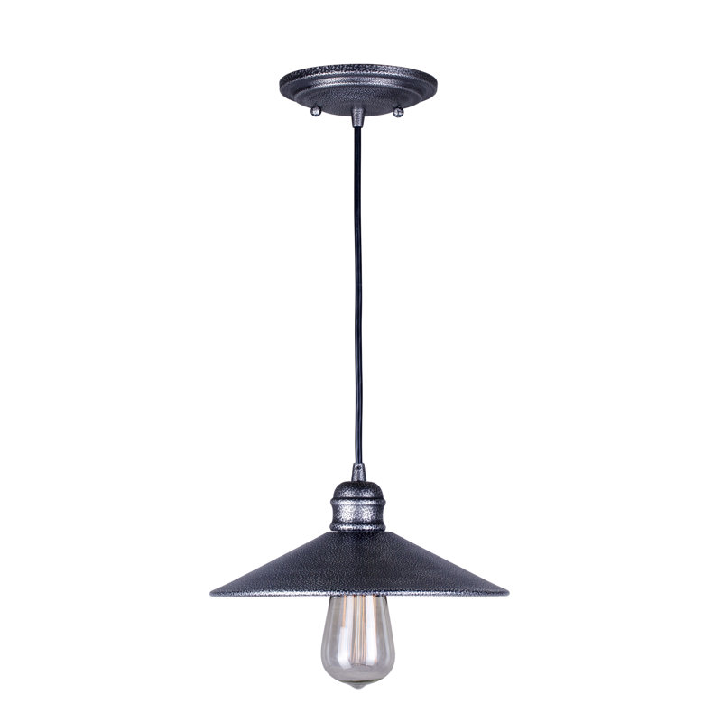 Crew Park 1 - Light Single Pendant, Industrial Gray