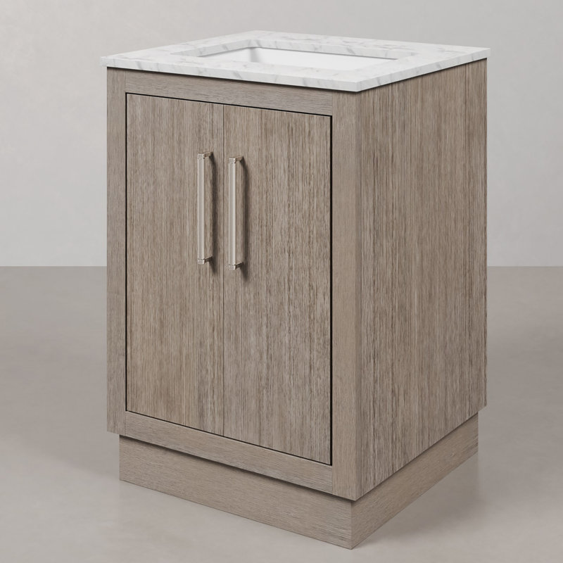 Hugo 24'' W Single Vanity, Chrome