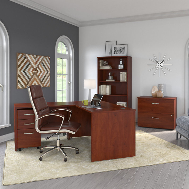 Studio C 16'' Wide 3 -Drawer File Cabinet, Cherry