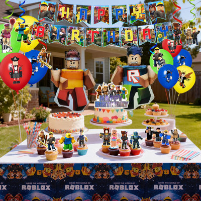 35Pcs Roblox Party Decorations 35Pcs Roblox Birthday Decorations