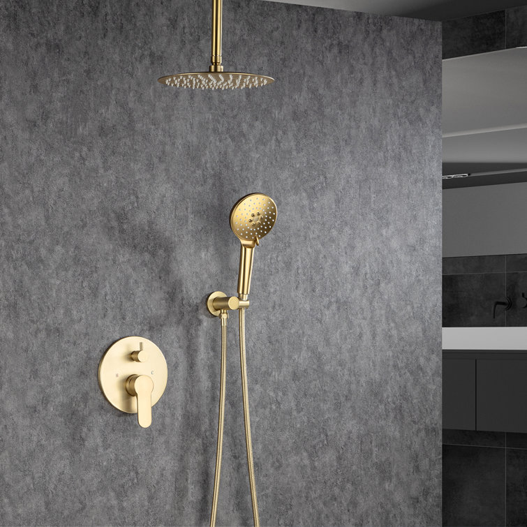 Système de douche complet avec valve brute