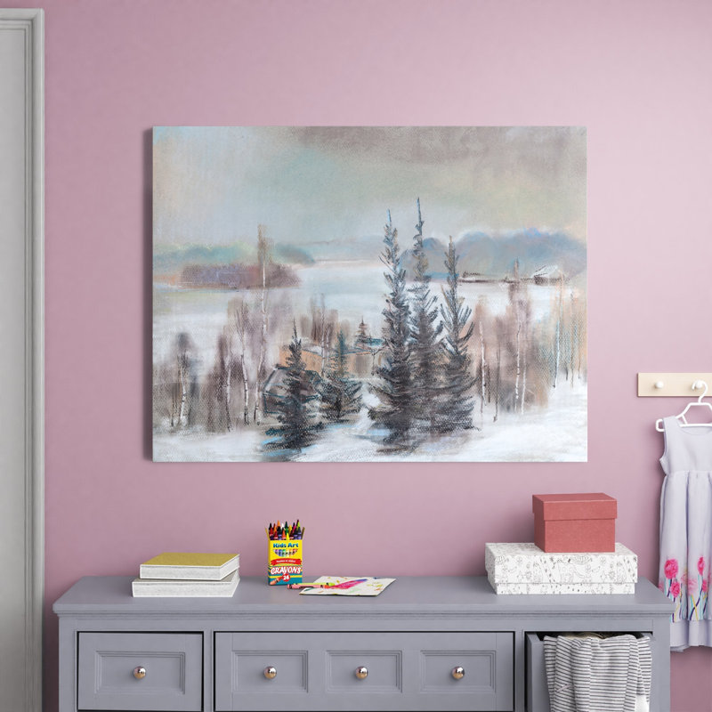 Dodson - Art mural sur toile traditionnel, H 34 po x l 44 po x P 1 po, Toile tendue