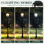 Lampadaire transparent Delna (double)