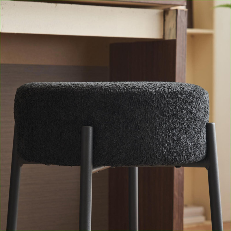 Ensemble de 2 tabourets de bar hauts rembourrés de 30 po de hauteur, de sièges contemporains pour adultes et de tabourets robustes pour la cuisine