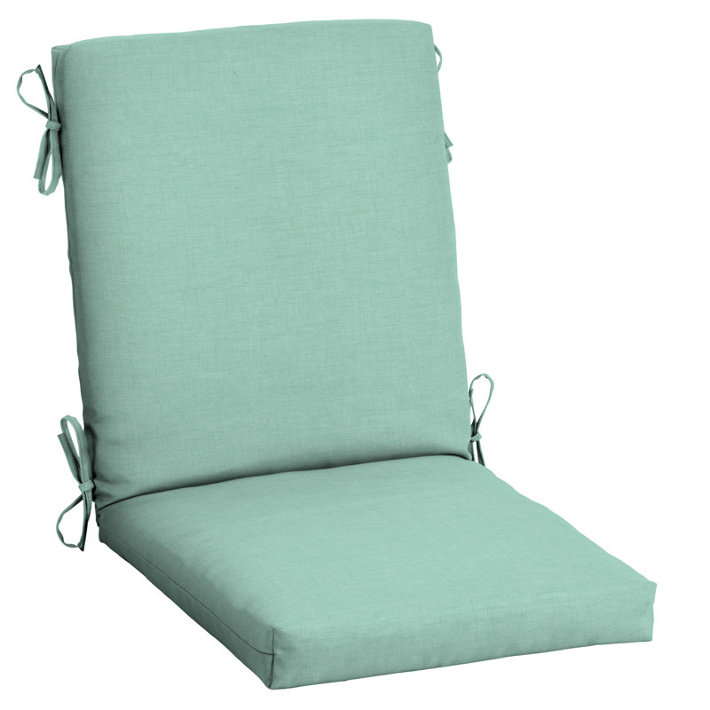 ARDEN Outdoor Lounge Chair 3.5" Cushion, 3.5" H x 20" W x 20" D, Aqua