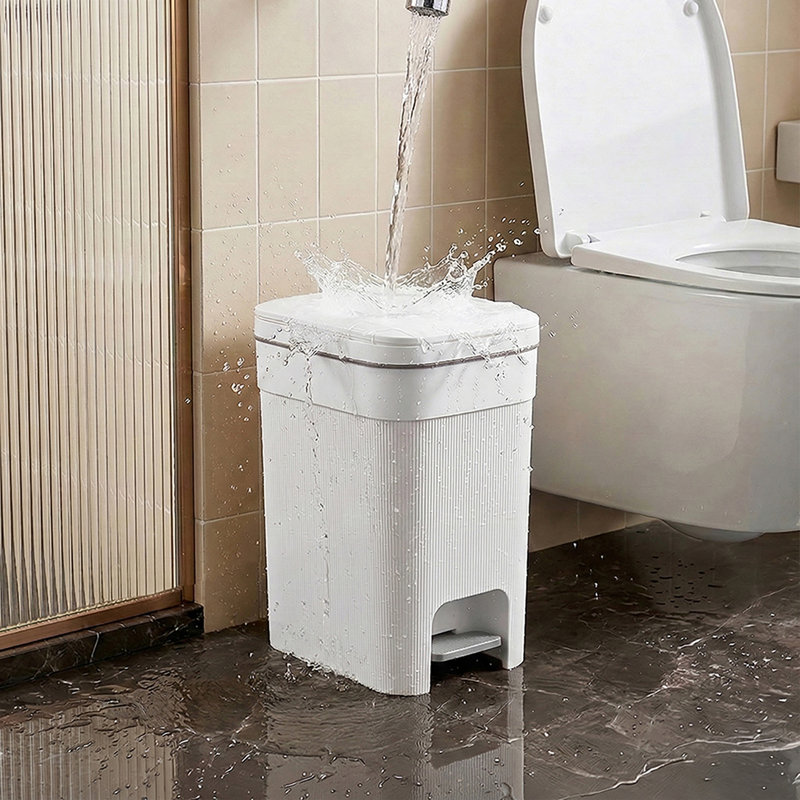 Pp Manual Lift Waste Bin, 25L