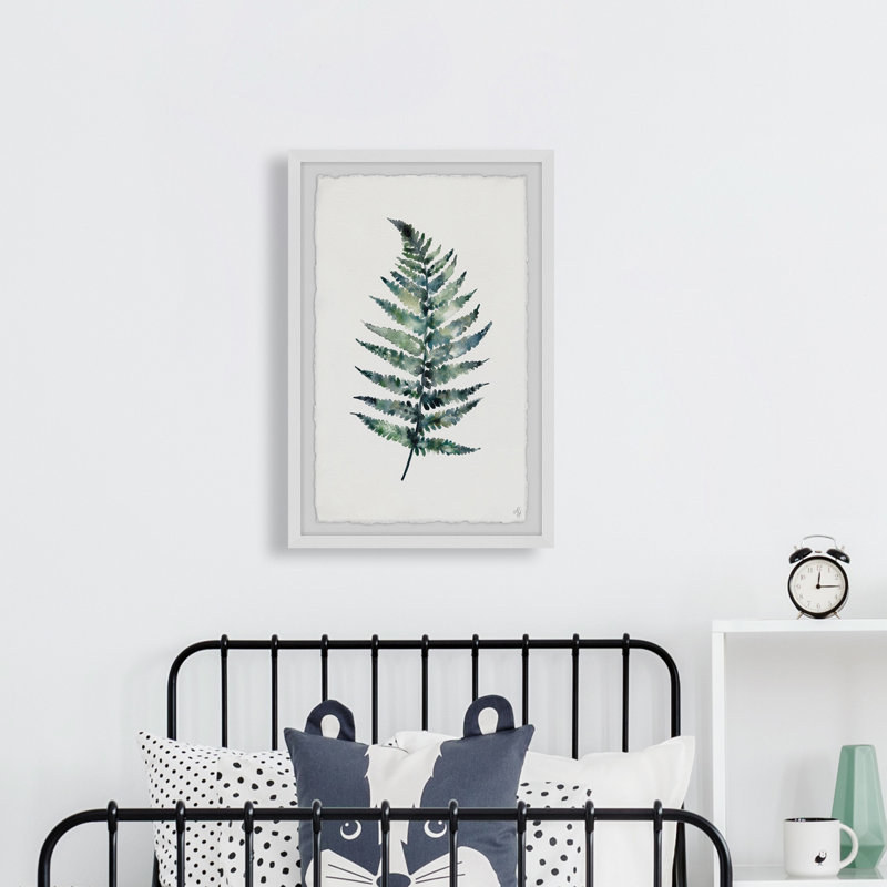 Edite Fern, reproduction encadrée, H 12 po x l 8 po x P 1,5 po