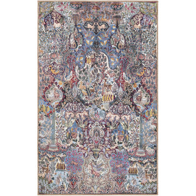 Mckinleigh Performance Chenille Floral Indoor Rug