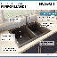Évier de cuisine encastré à double cuve en composite de granite 33 x 22 po Ruvati - brun espresso - Ruvati-36823022