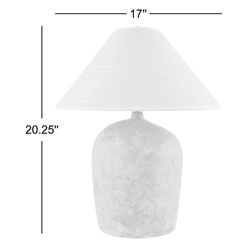 Danica Table Lamp, Off White, Seagrass Empire