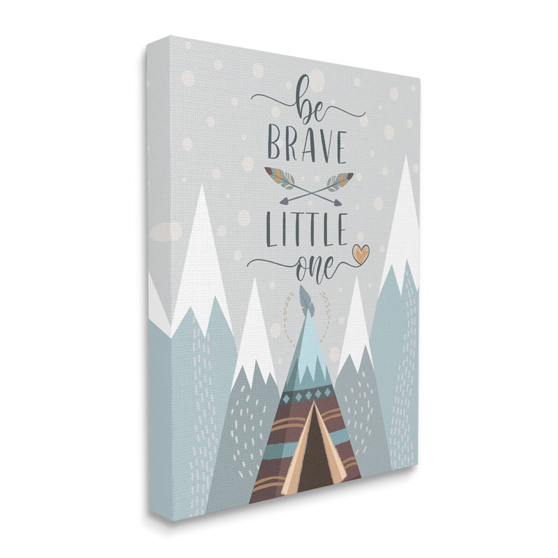 Tipi Brave Little One, Toile tendue, H 30 po x l 24 po x P 1,5 po
