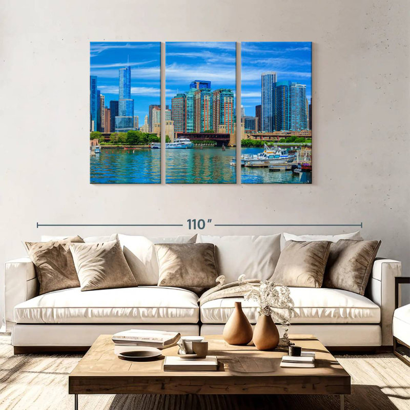 Sebbie Michigan, 48" H x 74" W