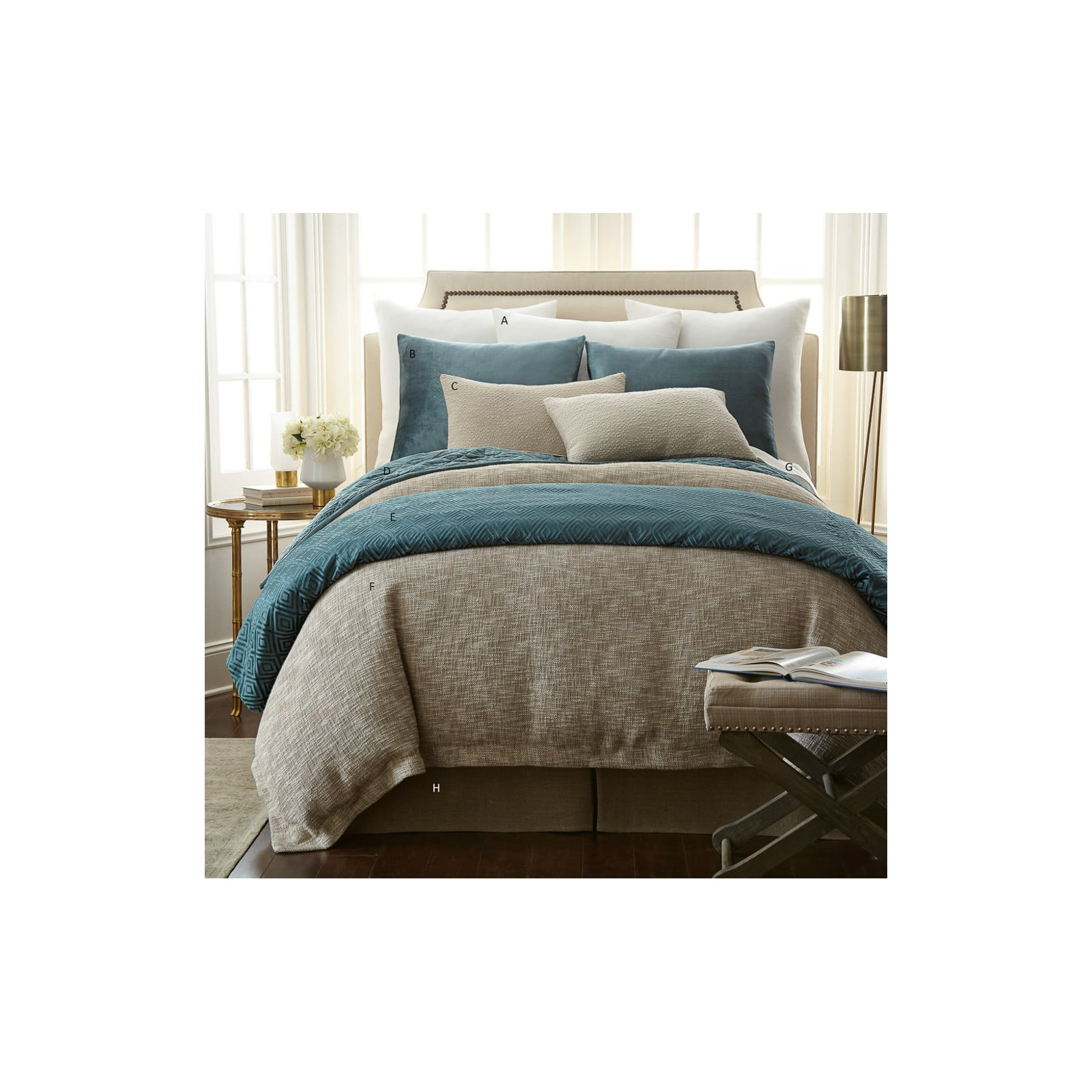 Alani Rayon Duvet Cover, King Duvet Cover