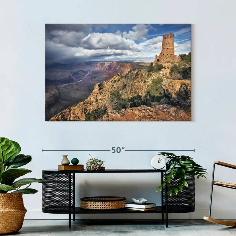 Vue du canyon 7 sur toile, H 32 po x l 48 po x P 1,25 po