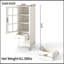 Armoire avec portes en verre et double tiroir-964595512