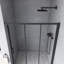60 po X P 70 po H Porte de douche semi-encadrée au fini noir mat