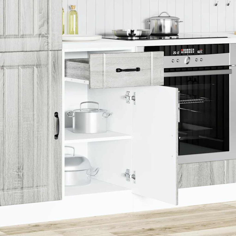 Oronogo Standard Base Cabinet, Grey Sonoma
