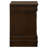 Demetra Cappuccino 2-Drawer Nightstand With Bail Handle