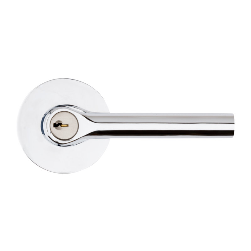 Polished Chrome Entry Door Lever