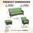 Anahit 5-Piece Outdoor Sofa Seating Group with Cushions-2086113673