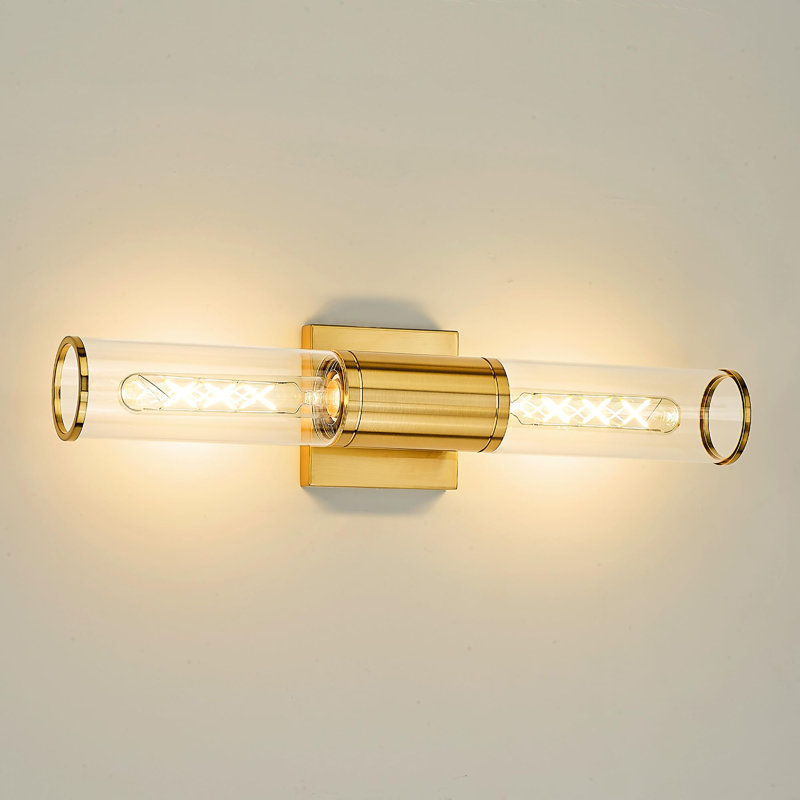 Phalla Wall Sconce, Brushed Gold