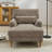 Jazier Upholstered Chaise Lounge with Adjustable Backrest-891024992