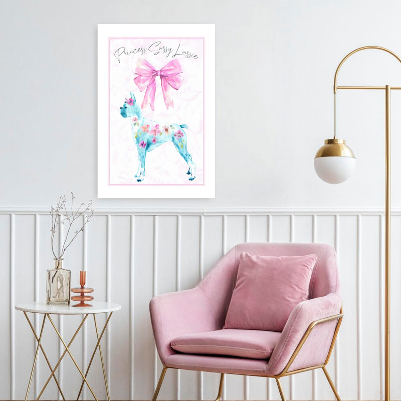 Art mural abstrait Sassy Lassie, 24" H x 16" W