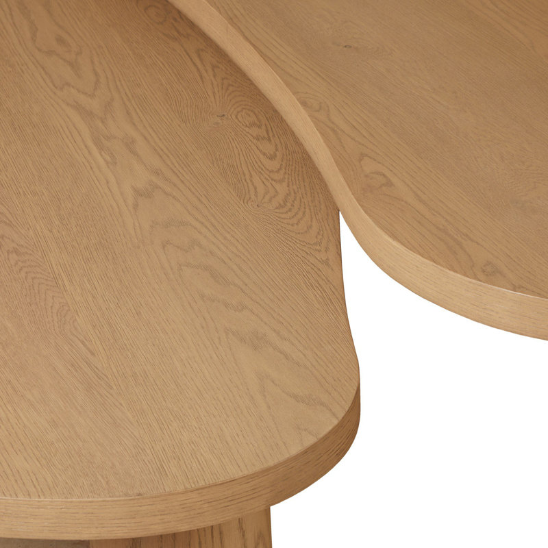 Joji Nesting Coffee Tables-Natural Oak Veneer