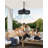 Outdoor Ceiling Fans with Light for Patios, 20" Weatherproof Gazebo Fan with Hanging Hook, Remote Control & APP-1597717635
